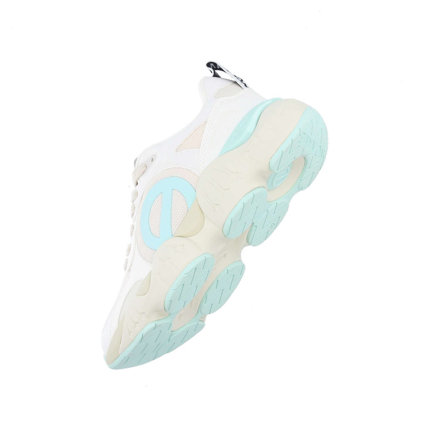 KRAZEE RUNNER W - KNIT/DISCOLOR - BIANCO SPORCO/LILLA